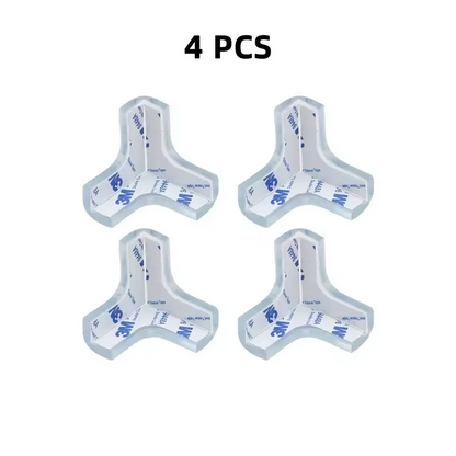 4/8/10/12Pcs Baby Safety Silicone Protector Table Corner Edge Protection Cover Transparent Anti Collision Soft Guard Home Tool
