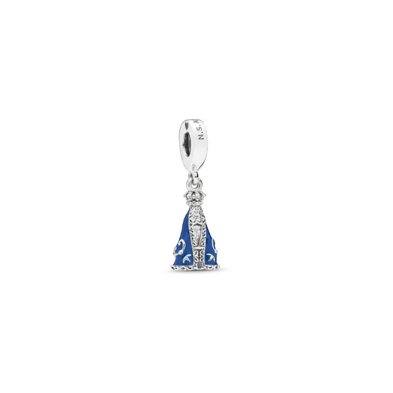 Nuevo colgante de plata 925 compatible con pulsera original, joyas para mujer, serie azul, colgante de pulpo, delfín, búho, camaleón
