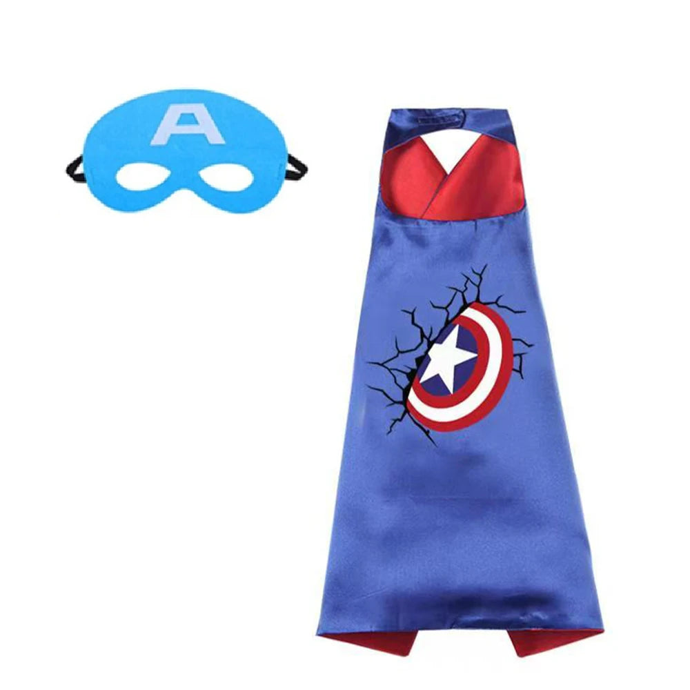 Capas de superhéroe para niño y niña, regalos, disfraces de dibujos animados para niños, suministros para fiestas de Pascua, Halloween, Navidad, regalos