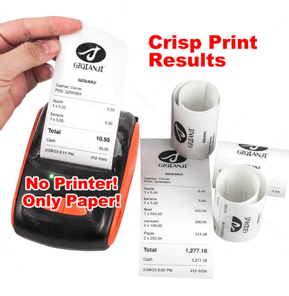 Thermal Printer Papers 57mm Color Papers for Camera Instant Print Kids Camera Printing Inkless Mini Portable Photo Printer