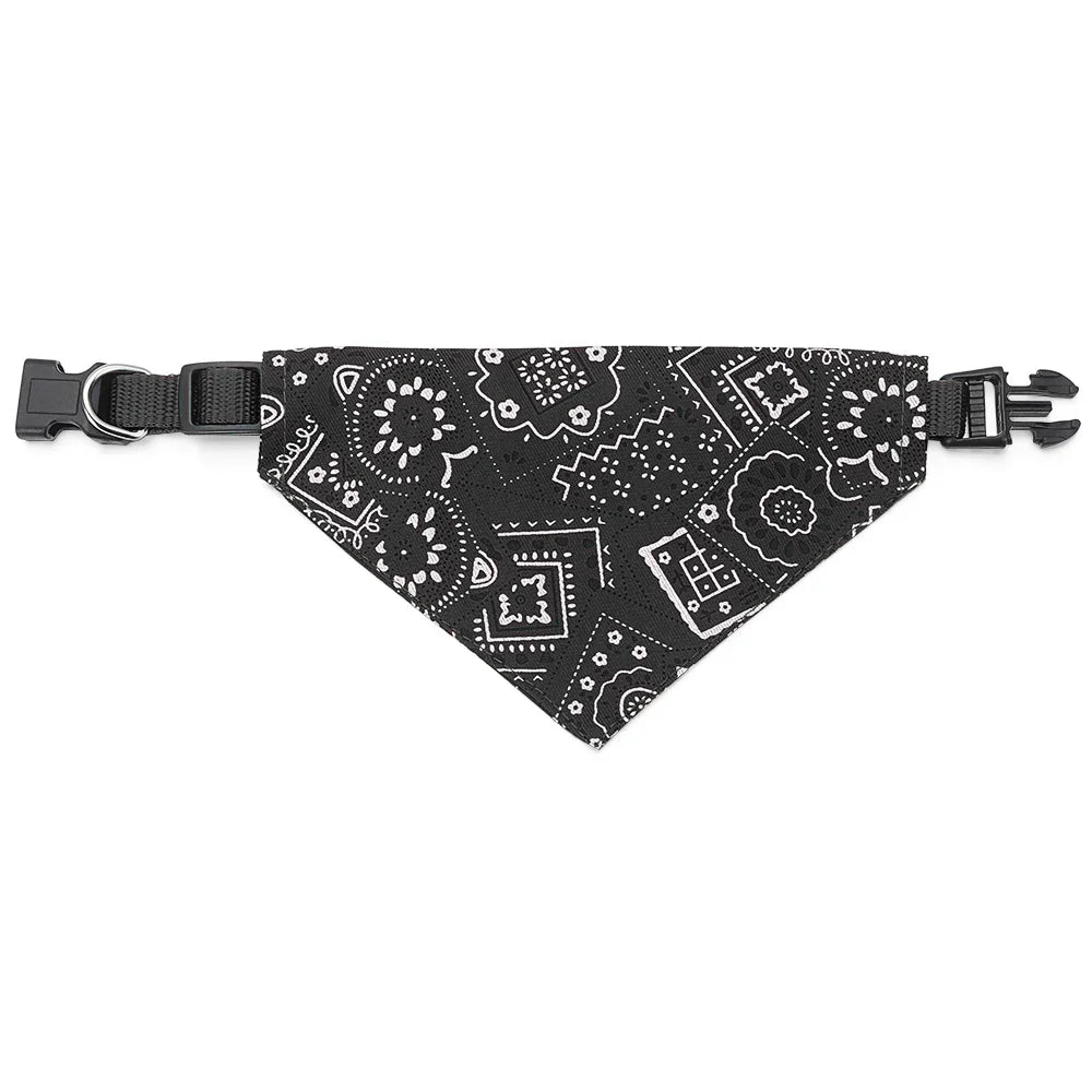 Dog Bandana Collar Detachable Dog Bandanas Scarf Collar Washable Dog Triangle Bibs Collars for Small Medium Dogs Cats