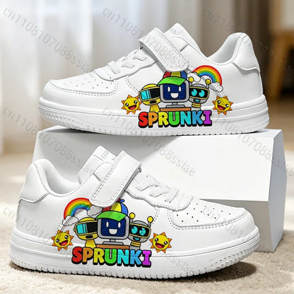 Sprunkis Cartoon Pattern Girls Boys Teenager Student Kids Lightweight Wear-resistant Easy To Wear Lovely Casual Sports Shoes
