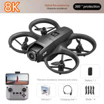 D16 Mini Drone 8K HD Dual Camera Profesional 180° Electric Adjustable GPS Positioning Obstacle avoidance Bushless UAV 2026 New