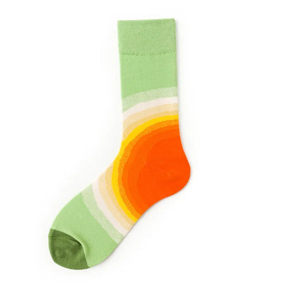 New cotton socks high-quality men's and women's British style casual Harajuku fashion novelty literary couple sexy socks