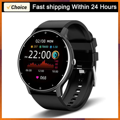 LIGE New Smart Watch, Women Men Ladies Gift, Sport Fitness Men Women Watches, Heart Rate Monitor, Waterproof Smartwatch For Android IOS