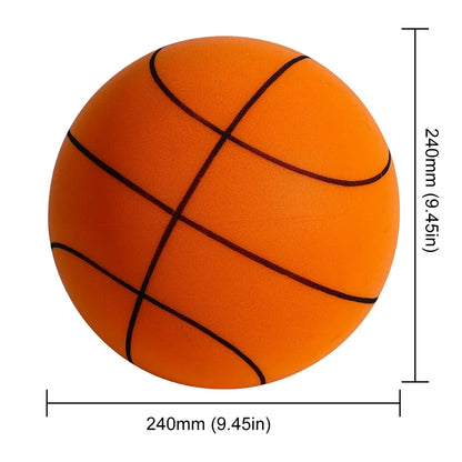 Mute Silent Basketball Diameter 18/21/24 CM Indoor Silent Skip Ball Squeezable Silent Child Sports Toy Game Bounce Basketballs