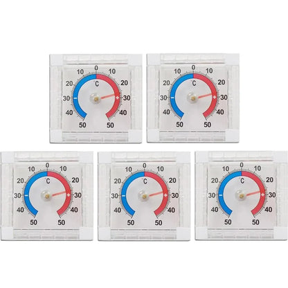 No Battery Dial Thermometer Outdoor Indoor Window Wall Temperature Thermometer -50°C~50°C Home Graduated Disc Measurement