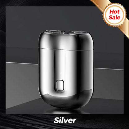 Mini Double Head Electric Shave Magnetic Suction Men's USB Rechargeable Portable Waterproof Shaver