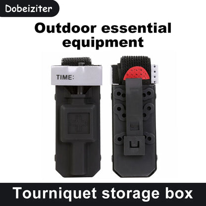 Outdoor EMT Tourniquet Nylon Storage Box Simple Medical Equipment Supplies Accessory Molle Survival Kit Gear Tool Bag