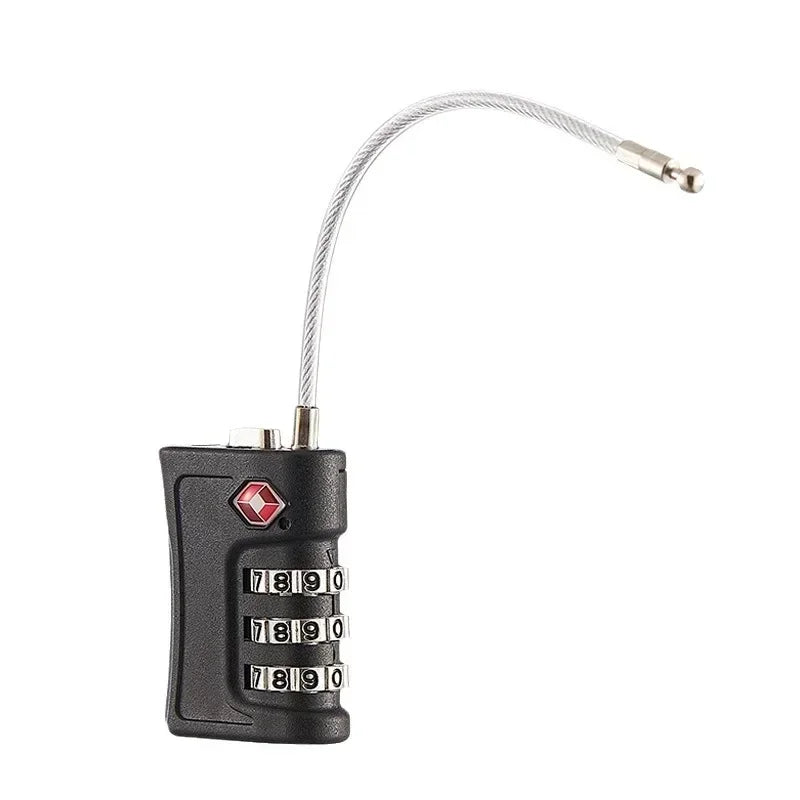 TSA Customs Code Password Lock for Luggage Backpack Padlock Code Travel Password Changeable Contrast Travel Case Accessories