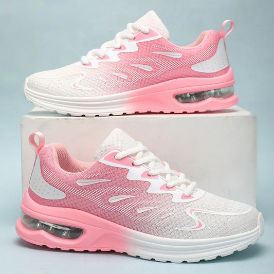 Sneaker Women's Walking Shoes Women's Fashion Air Cushion Mesh Breathable Tennis Sport Shoes