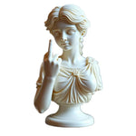 Statue Of Vienna Goddess Funny Goddess Statue 3D Resin Craft Ornaments Unique Design Cultural Symbol Office Home Decoration