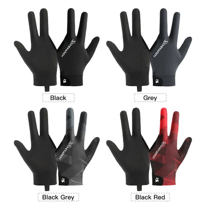 Pool Player Gloves Comfortable Billiard Glove 3 Finger Pool Gloves Lightweight Pool Table Glove