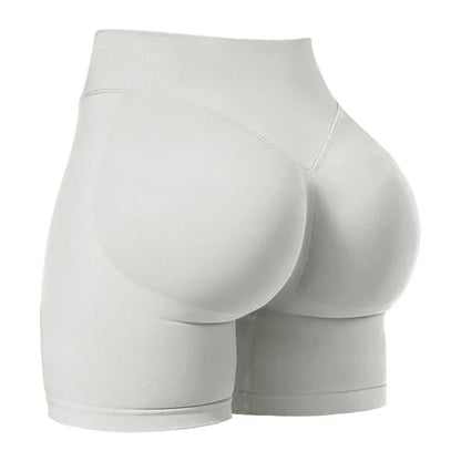 4.5'' Shorts Seamless Low Ribbed Waistband Gym Shorts Scrunch Bum Yoga Shorts Booty High Stretch Running Bike Shorts