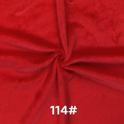 5mm Pile Length Soft Minky Fabric Sewing For Cotton Doll Hair Thicken Encryption Fabric Plush Single Sided Stuffed Animals Toys