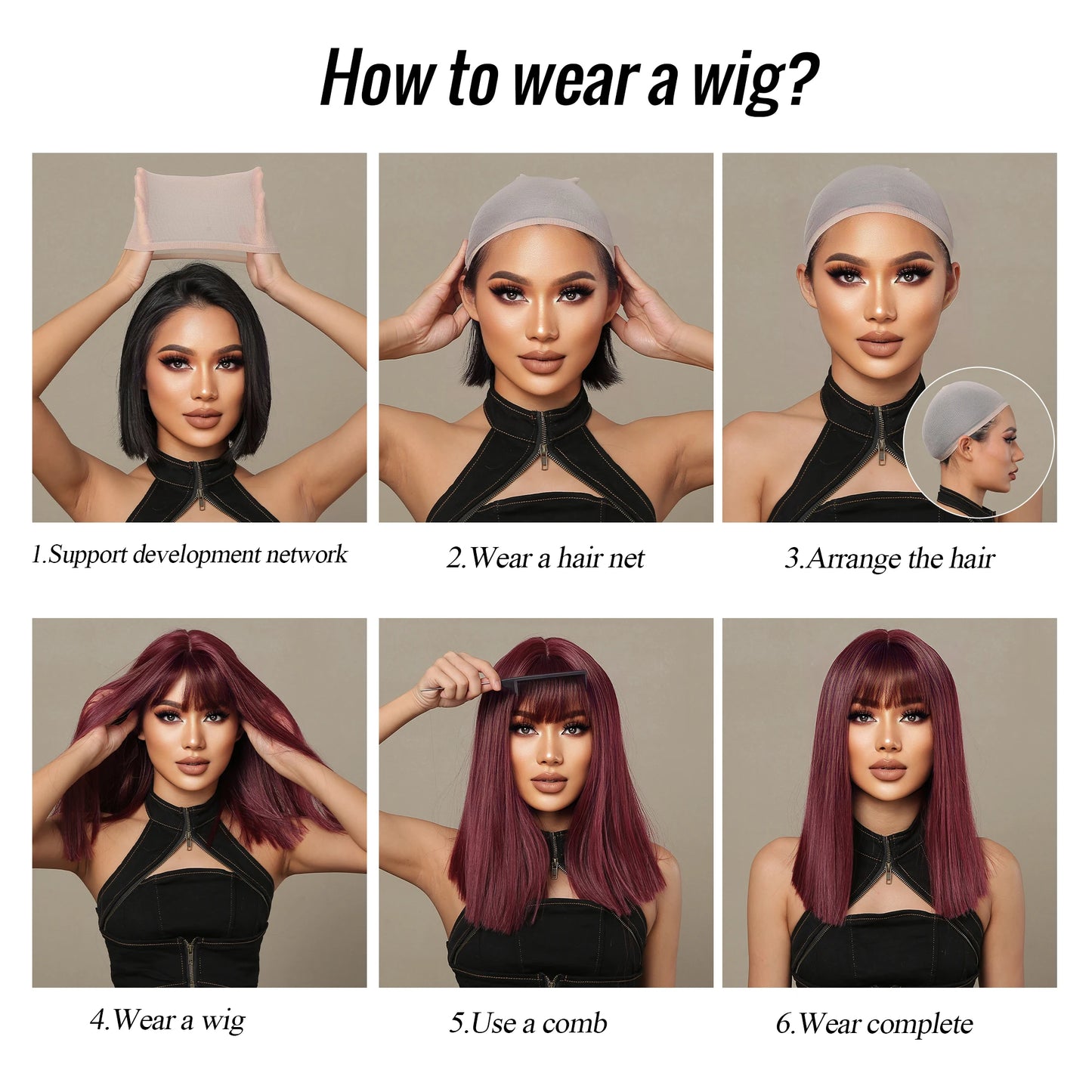 White Long Straight Synthetic Wigs for Women, Colorful Cosplay Party Fake Hair with Bangs, White Wig, HighTemperature Fiber, HENRY MARGU