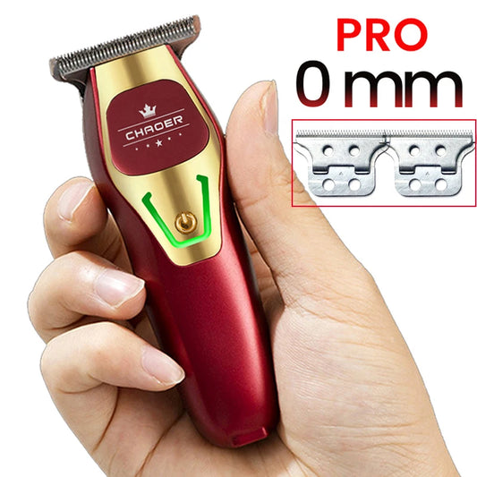 Powerful Professional Hair Trimmer For Men, 0 MM T Blade Electric Clipper, Rechargeable Barber Haircut Machine, Beard Trimmer Shaver