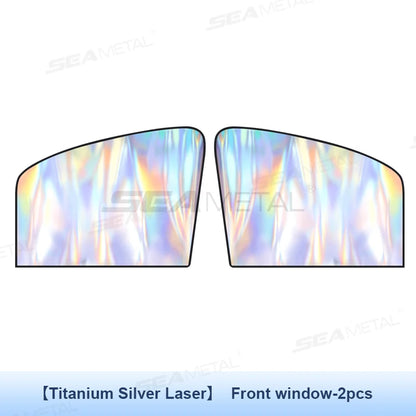 SEAMETAL Magnet Car Side Window Curtain Summer Cooling Car Sunshades UV Protector for Front/Back Window Car Styling Accessories