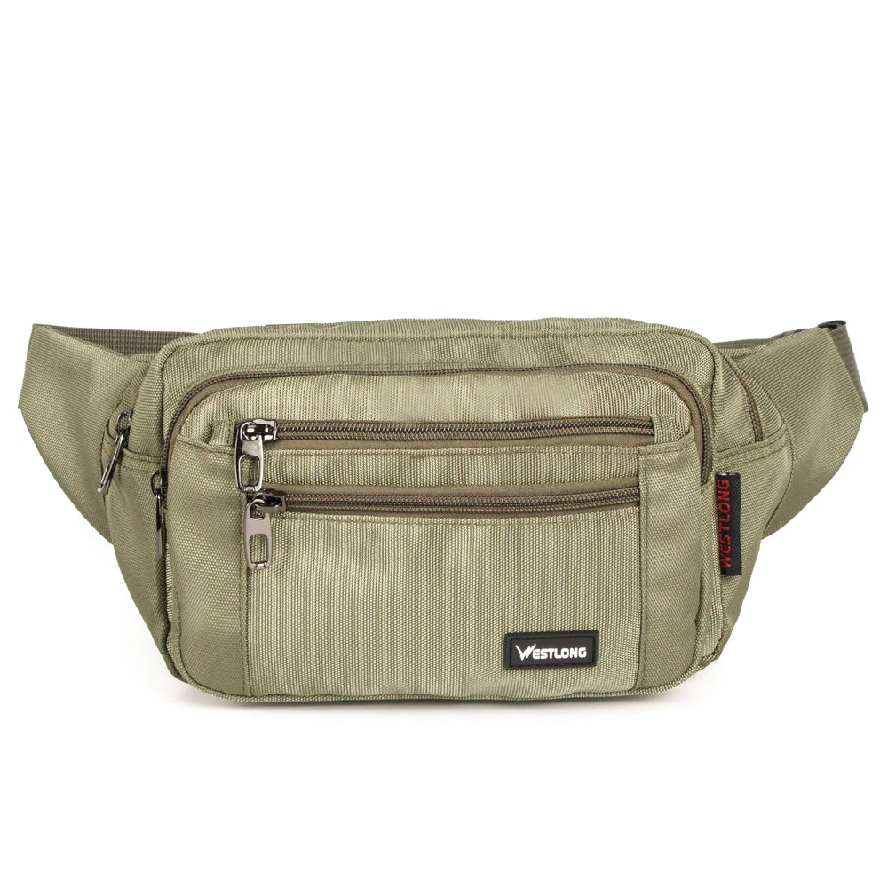Waist Pack, Casual Functional Fashion Men Waterproof Fanny Pack, Women Belt Bum Bag, Male Phone Wallet Pouch Bags, Unisex 98011