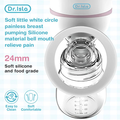 MAMIJOY Portable Electric Breast Pump USB Rechargeable Silent Portable Milk Extractor Automatic Milker Comfort Breastfeeding