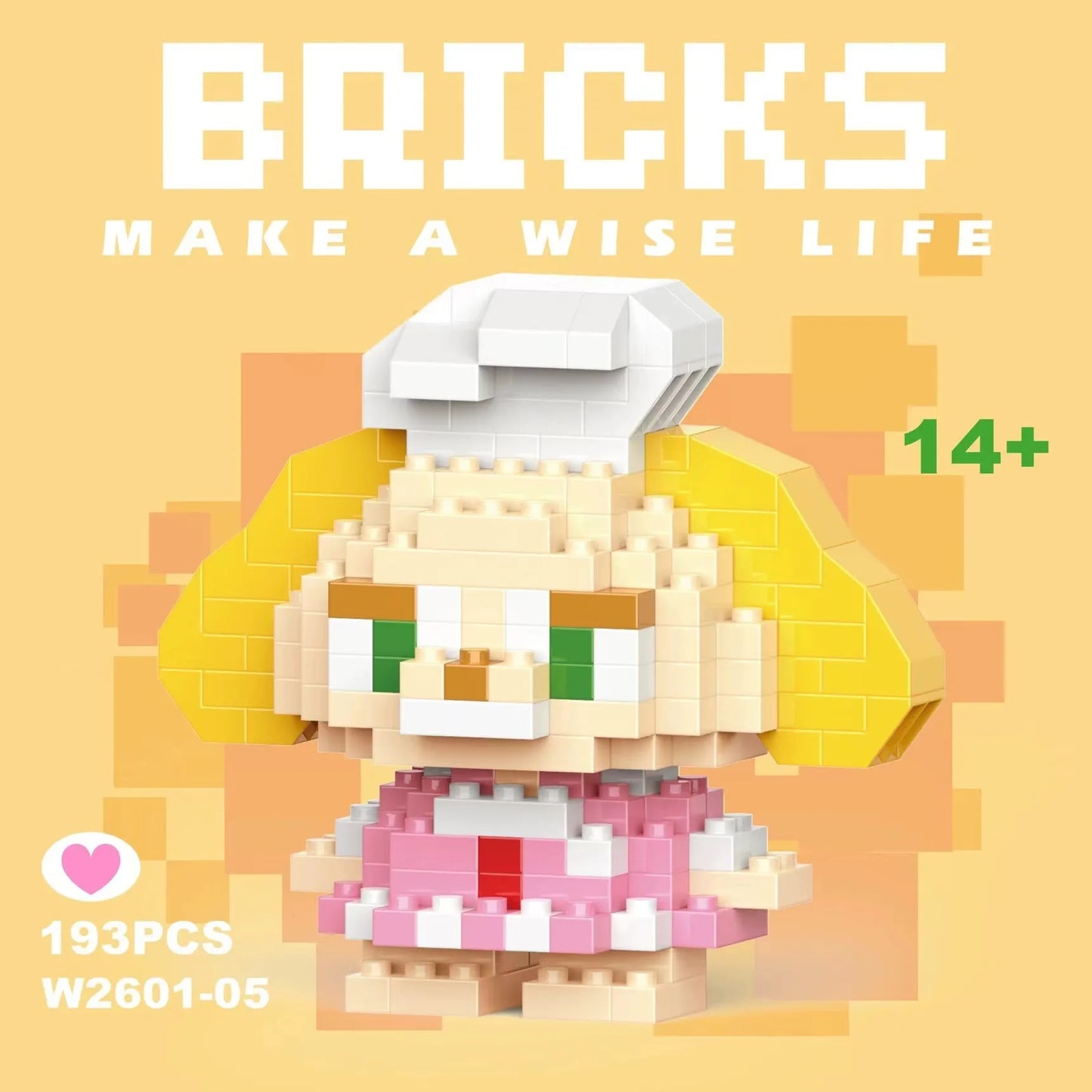 building block toys are luxurious models, suitable educational DIY games, cartoon anime games, building block lovers' desktop