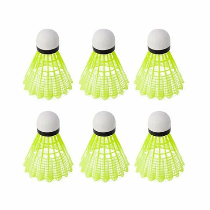 Nylon Badminton Shuttlecocks with Great Stability Durability, Indoor Outdoor Sports Training Balls