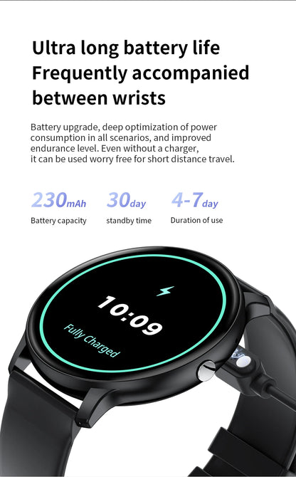 Bluetooth Call Smart Watch Women Custom Dial Watches Men Sports Fitness Tracker Heart Rate Smartwatch For Android iOS