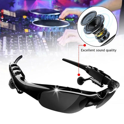 Smart Glasses Bluetooth 5.0 Outdoor Sports Cycling Surround Sound Headphones Listen To Music Call Polarized Riding Sunglasses