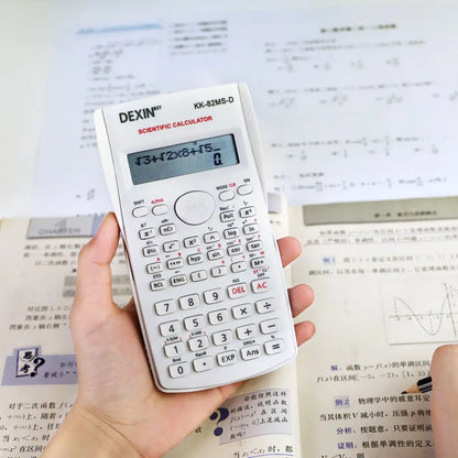 Portable Dual-Row Screen Multi-Functional Scientific Calculator Essential Stationery for School and Office Supplies