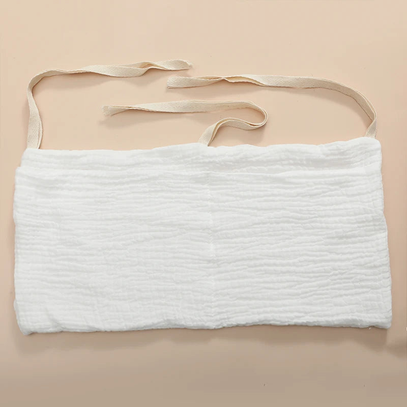 100% Cotton Baby Crib Storage Bag Multifunctional Newborn Bed Headboard Organizer For Kids Baby Bedding Diaper Bag