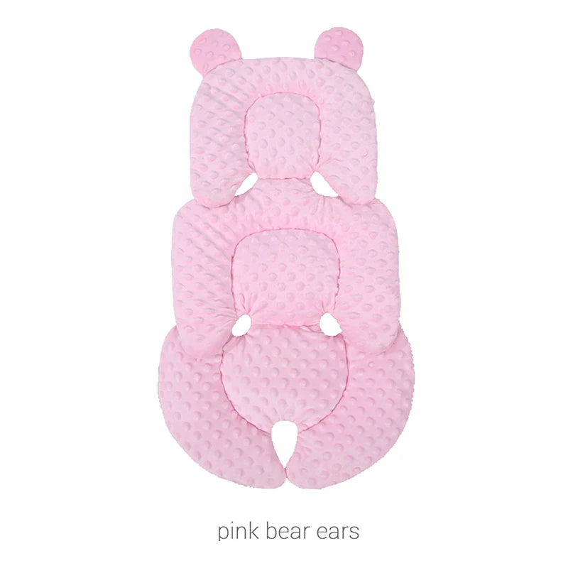 Four Seasons Baby Stroller Cushion Infant Car Seat Insert Stroller Pad Universal Thermal Mattress Mesh Breathable Reversible