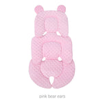 Four Seasons Baby Stroller Cushion Infant Car Seat Insert Stroller Pad Universal Thermal Mattress Mesh Breathable Reversible