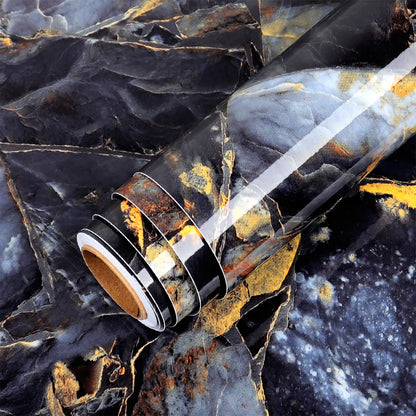 80cm Width Marble For Walls In Rolls, Vinyl Self Adhesive Waterproof Wallpaper Contact Paper, Wall Stickers Film, Kitchen Home Deco