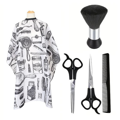 Professional Hair Cutting Tools Waterproof Barber Cape Neck Duster Brush Haircut Scissors Shears Hair Comb Hair Cutting Tools ﻿