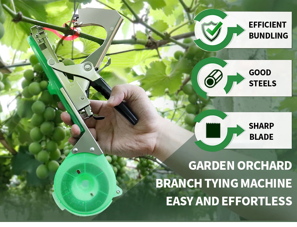 High-Efficiency Garden Branch Tying Machine Time-Saving Effort-Lessening Bunching Device for Horticulture