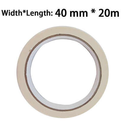 Cinta de carrocero blanca de 20 m/50 m, grabable, selladora, autoadhesiva, impermeable para pintura artística, bocetos, coches, bricolaje, papel, material escolar