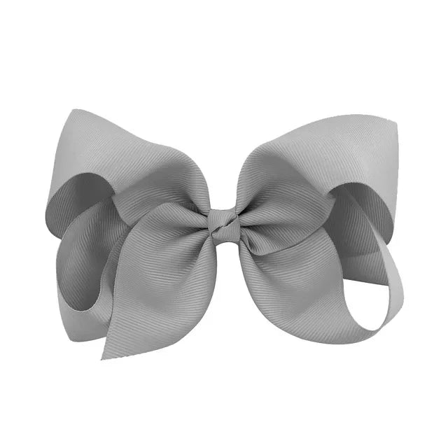 1PC Grosgrain Ribbon Solid Color Hair Bows Clip Girls Hair Clips Hairpins Barrettes Kids Baby Hair Accessories Wholesale