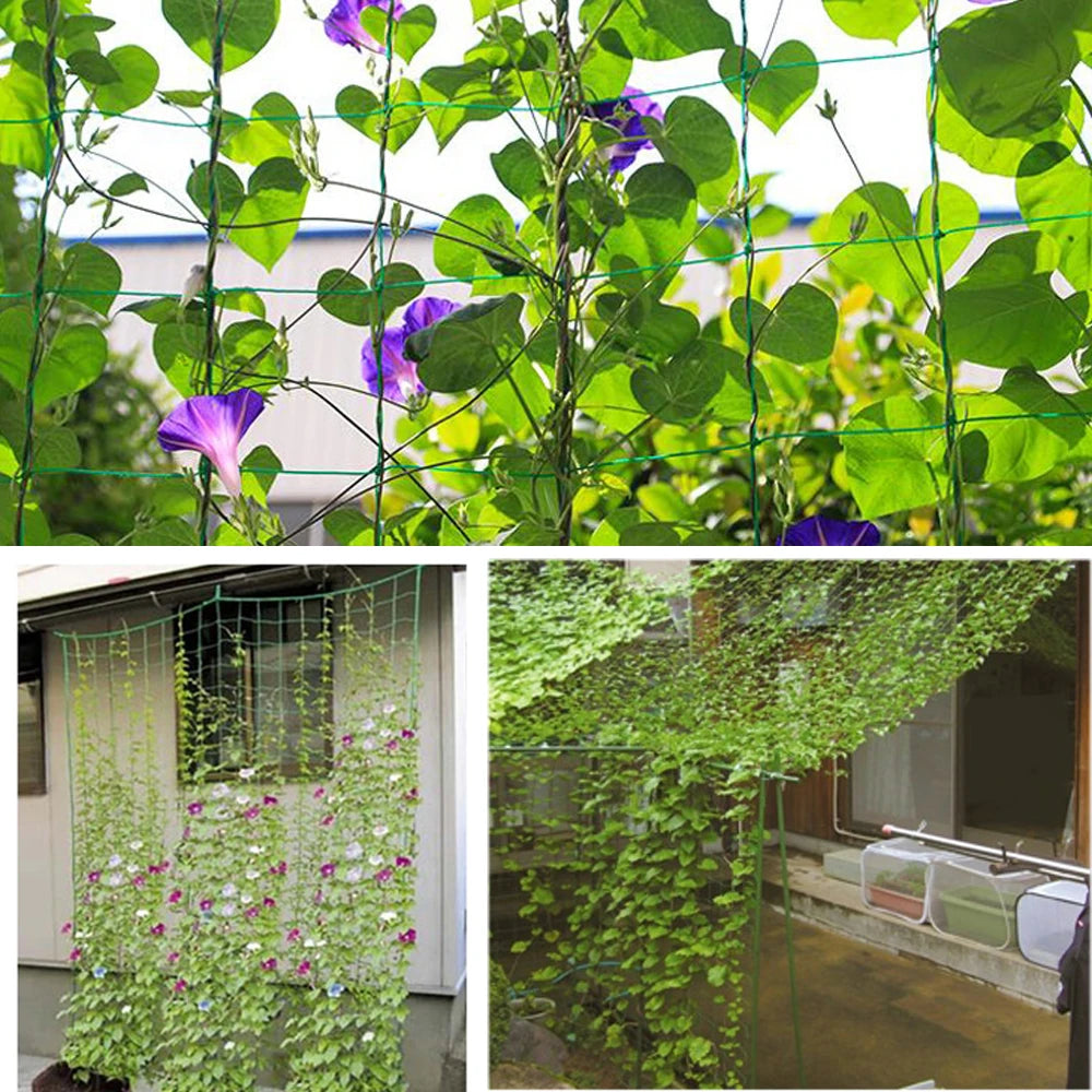 Garden Climbing Net Trellis Netting Heavy-Duty Plant Support Stand for Flowers Vegetable Vine Orchard Gardening Tools