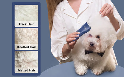 Small Dog Hair Clipper Electric Grooming Trimmer for Pets USB Rechargeable Cat Shaver Animals Haircut Machine waterproof