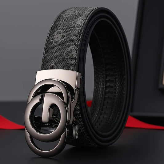 Youth Belt, Brand Belt, Men's Belt, High Quality Men's Luxury Belt, Male Buckle, Metal Automatic Buckle