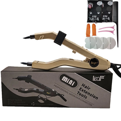 L609 A/B /C Adjustable Extension Tongs 1 Pcs Fusion Iron Hair Connectors Keratin Bonding Keratin Welding Machine Hair Salon Tool