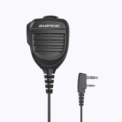 BaoFeng Walkie Talkie BF-780 2 Pin PTT Speaker Mic for Quansheng UV-K5 K6 Baofeng UV-5R BF-888S UV-5RH 21 17 PRO HAM Radio