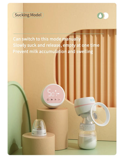 MAMIJOY Portable Electric Breast Pump USB Rechargeable Silent Portable Milk Extractor Automatic Milker Comfort Breastfeeding