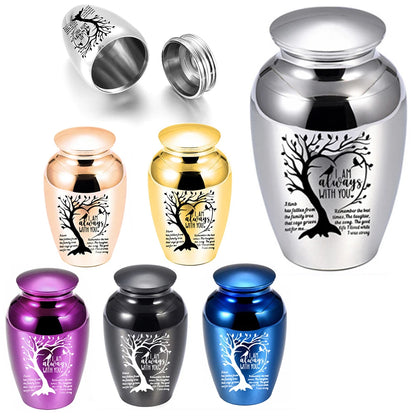 Small Urns for Human Ashes, Keepsake Urns for Ashes, Tree of Life Cremation Urns for Mom Dad, Small Funeral Urn, Memorial Ashes