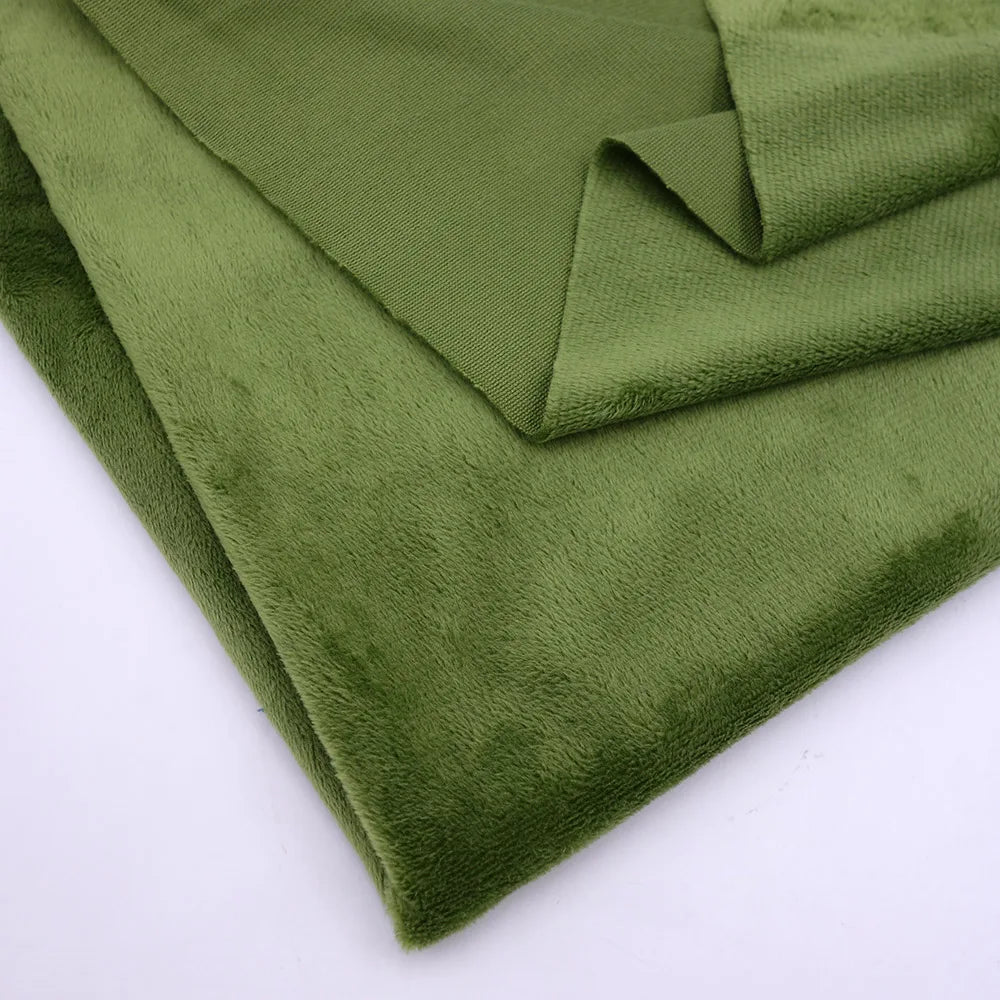 Tela Minky de 160 cm/63 pulgadas de ancho, tela de felpa súper suave para muñecas y franela suave para juguetes de bricolaje, se vende por metros