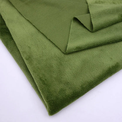 Tela Minky de 160 cm/63 pulgadas de ancho, tela de felpa súper suave para muñecas y franela suave para juguetes de bricolaje, se vende por metros