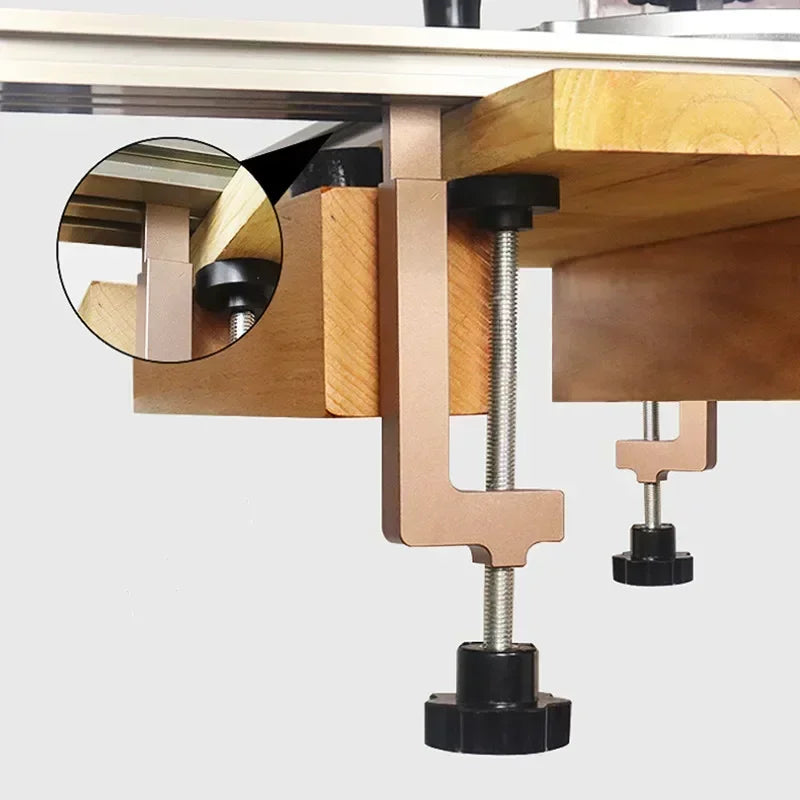 Trimming Machine Milling Groove Engraving Guide Rail Multi-functional Adjustable Backing Auxiliary Guide Bracket Woodworking Tool