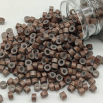 1000Pcs, Hair Extentions Micro Rings Links Beads, 5mm Silicone Lined Beads for Human Hair Extensions Tool-Multi-colored