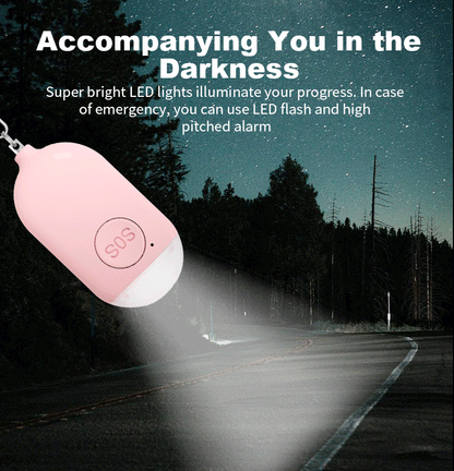 Kids Elderly Women Emergency SOS Personal Alarm Self Defense Keychain- Panic Button Or Pull Pin Alert Device 130 DB Loud Safety