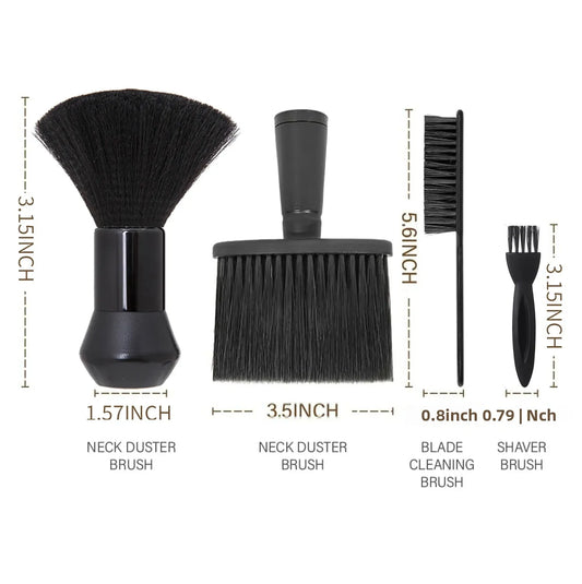 WANMEI Salon Barber Cloak Set Barber Stylist Cloak with Adjustable Buckle Neck Dust Removal Brush and Comb Barber Shop Tool